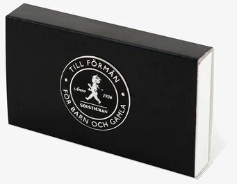 Bild av stilren tändsticksask med tidlös design