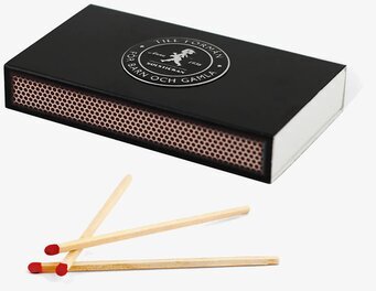 Bild av klassisk tändsticksask med tidlös design