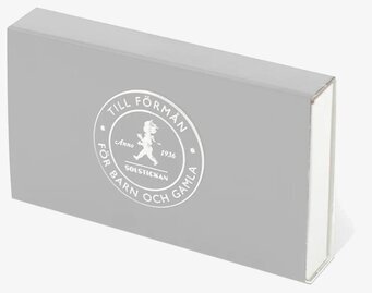 Bild av stilren tändsticksask med klassisk design