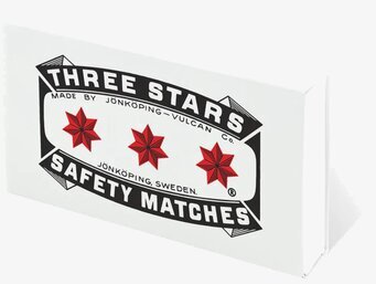 Bild av klassisk tändsticksask med retrodesign