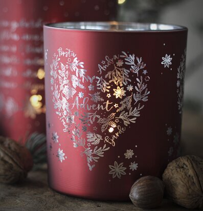 Bild av stämningsfull ljuslykta för adventsdekoration