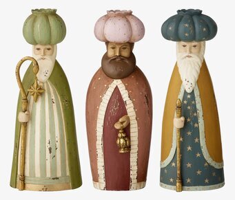 Bild av tre vise män som eleganta ljusstakar