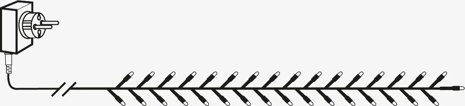 Ljusslinga Flashy 1500 LED, 30 Meter från Star Trading