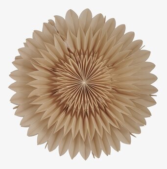Bild av elegant beige julstjärna i pappersdesign