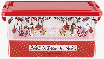 Bild av juldekoration förvaringslåda i festlig stil
