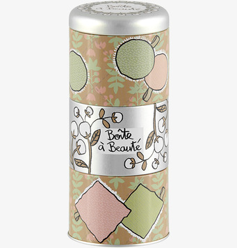 Bild av kreativ design - plåtburk med skönhetsmotiv