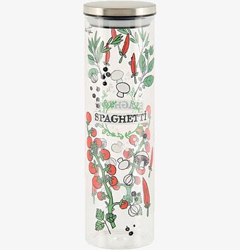 Bild av glasburk för spaghetti - kreativ köksförvaring