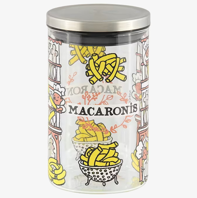 Glasburk Makaroner från Derriére la porte i färgglad design