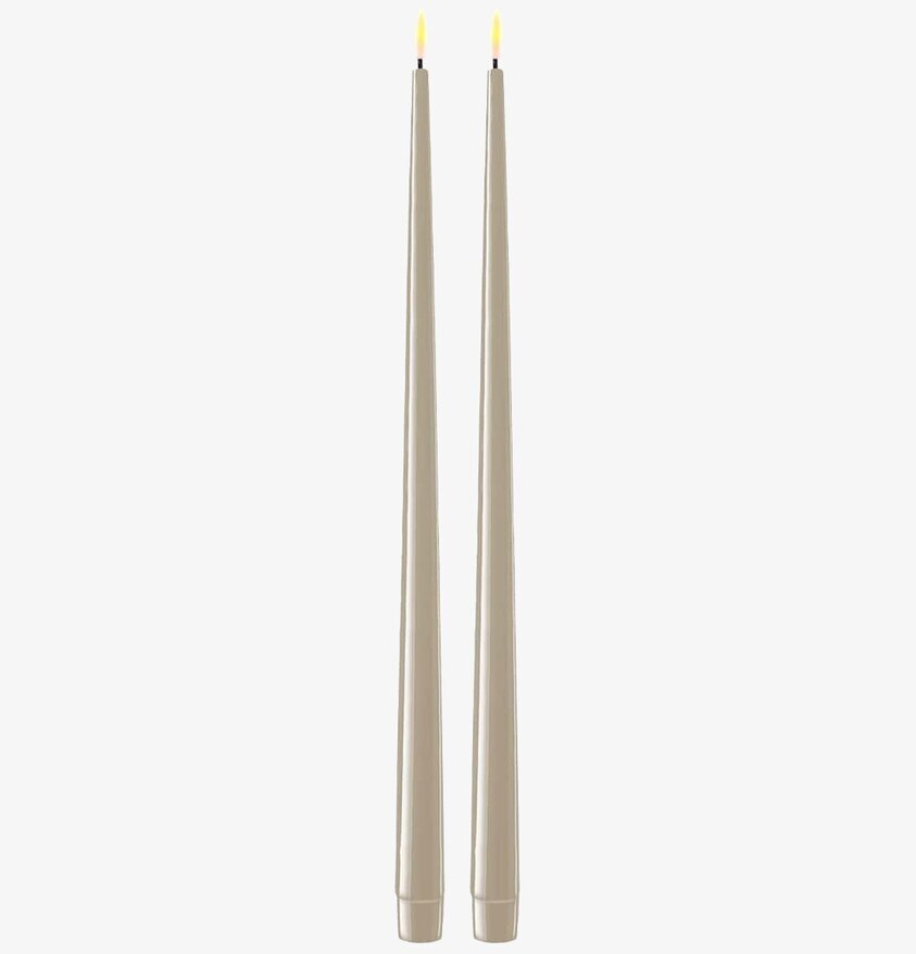 Middagsljus Sand LED 2-Pack 38 cm från Deluxe Homeart