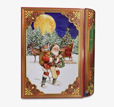 Plåtburk/Bokburk - Santas List från Bromma Kortförlag