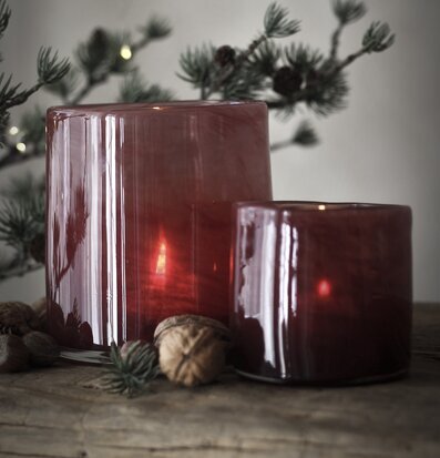 Bild av eleganta ljuslyktor för en mysig atmosfär