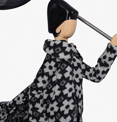 Bild av unik konstnärlig bordslampa med stilfull design