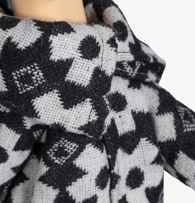 Bild av textilstruktur med geometriskt mönster