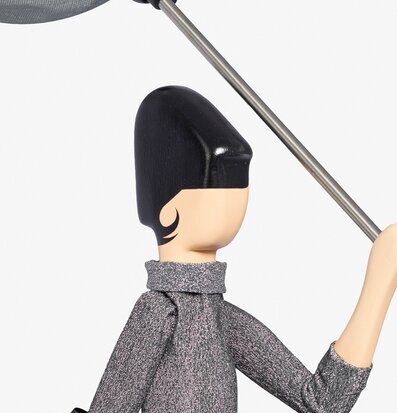 Bild av unik bordslampa med konstnärlig design