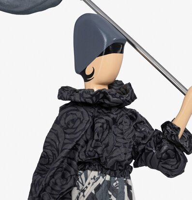 Bild av unik bordslampa som kombinerar konst och ljus