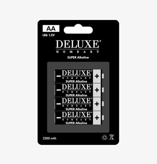 Deluxe Homeart AA-batteri 4-pack från Deluxe Homeart