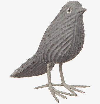 Bild av stilren och minimalistisk dekorativ träfågel