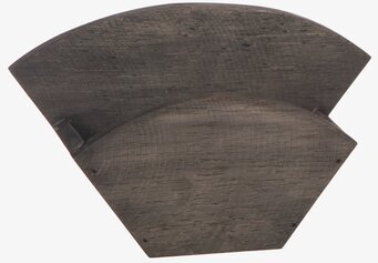 Bild av rustik kaffefilterhållare i trä för köket