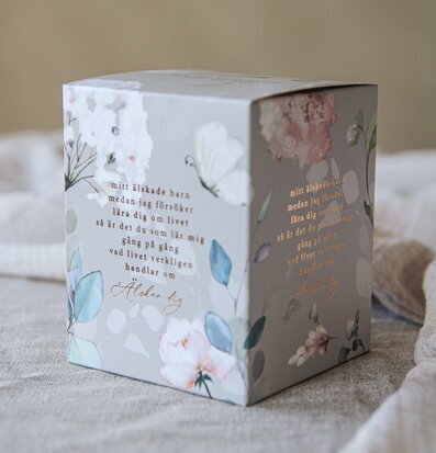 Bild av förpackning med harmonisk och varm design