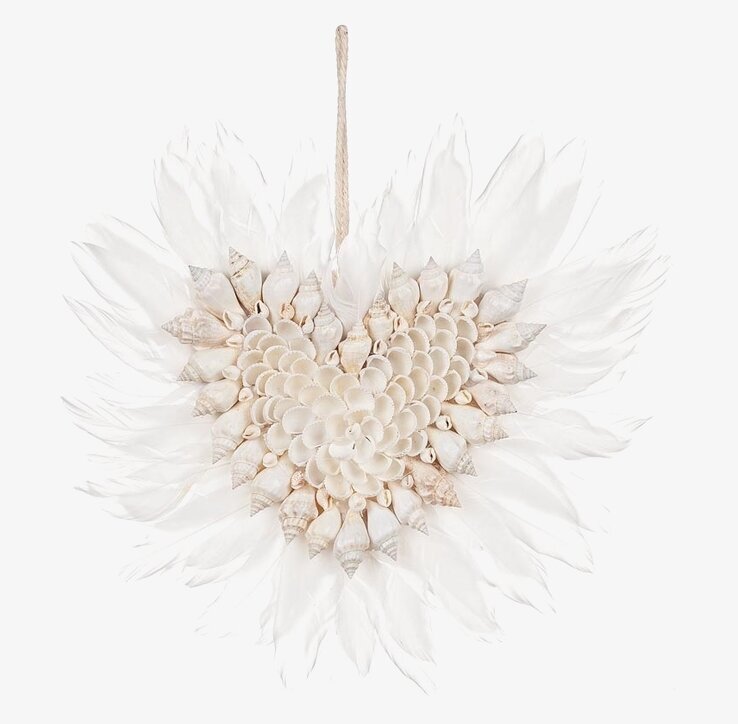 Dekoration Hjärta Fjäder Natur från Different Design