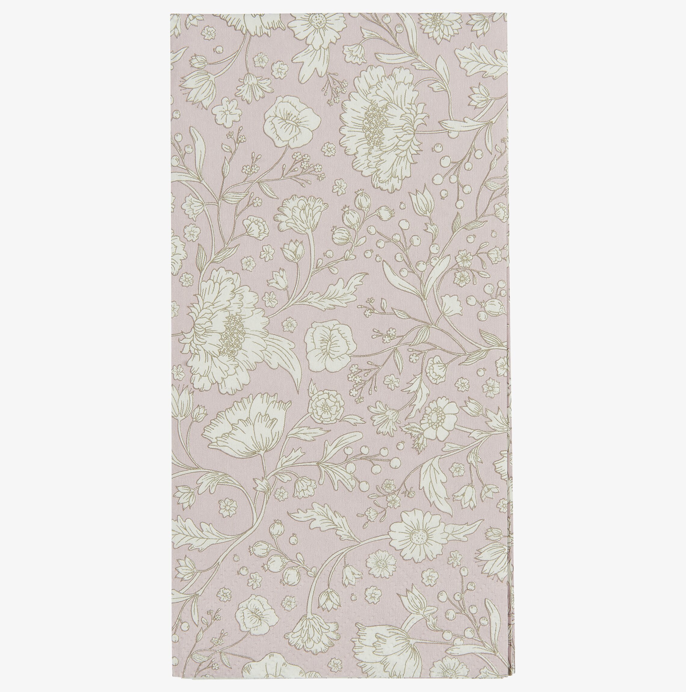 Servetter - Malva Secret Garden från IB Laursen med blommönster