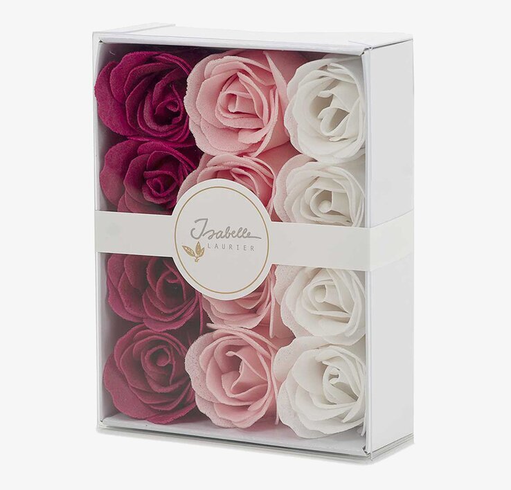 Badrosor 12 Stycken från Palmetten i elegant plastförpackning