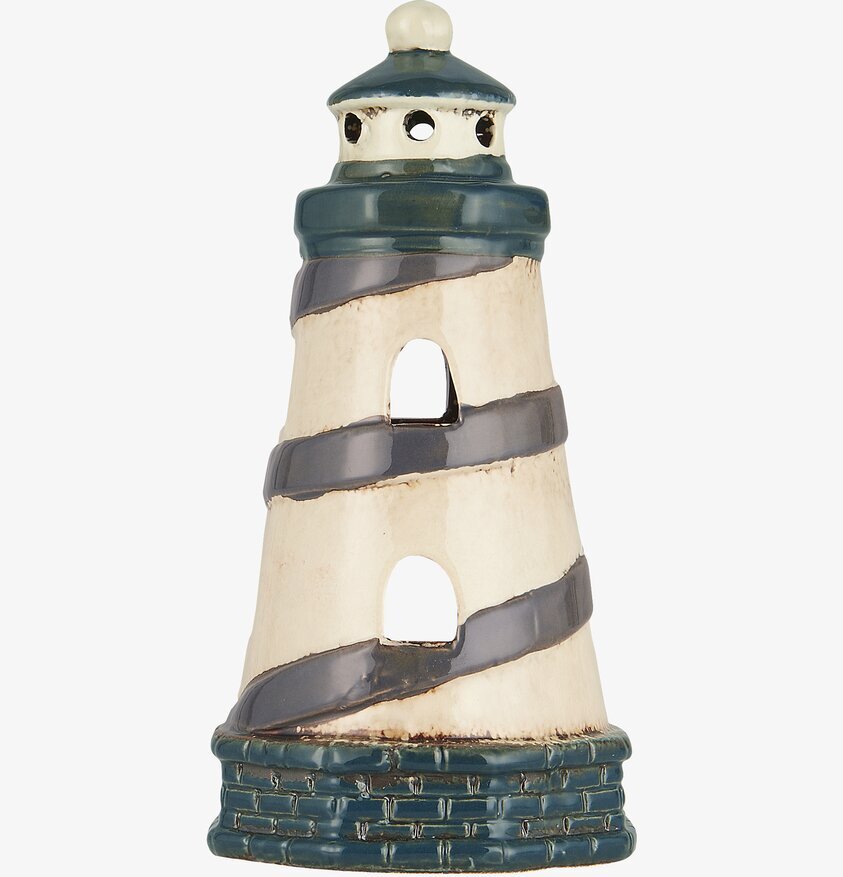 Ljuslykta Fyr Løkken från IB Laursen i kräm och blått