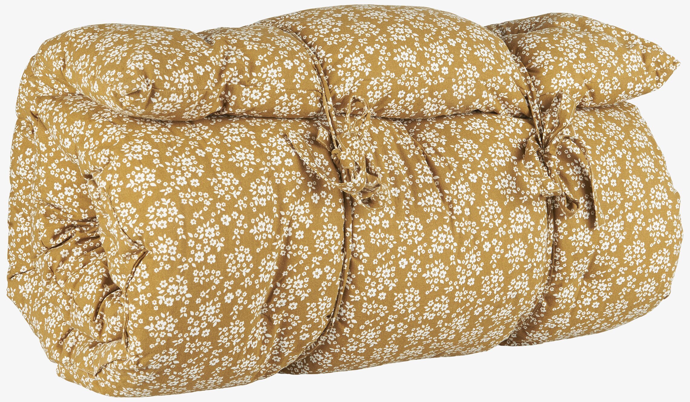 Madrass Laura Brun från IB Laursen med brunt blommönster