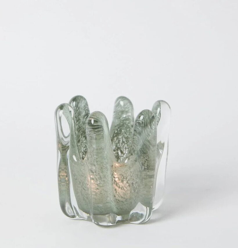 Helix Ljuskopp Mossgrön Stor från Olsson & Jensen i glas