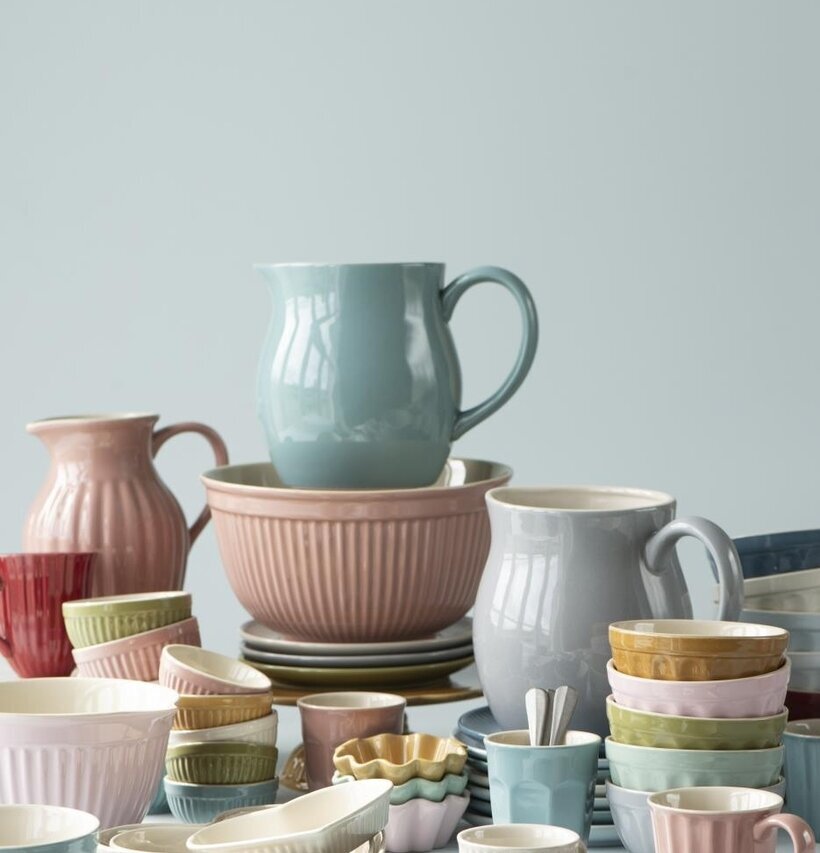 Skålset Mynte Coral Almond från IB Laursen i fokus