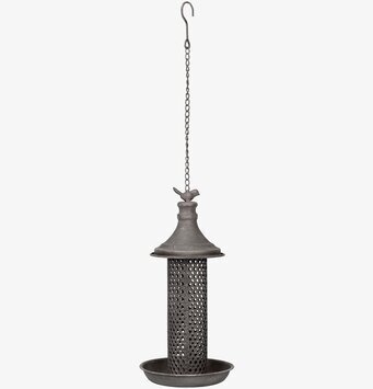 Bild av fågelmatare i metall med klassisk design
