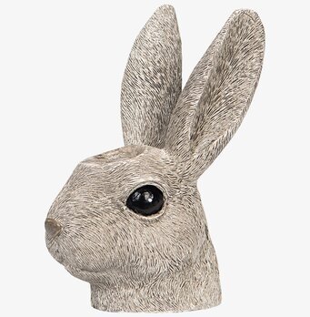 Bild av elegant kaninhuvud ljushållare i polyresin