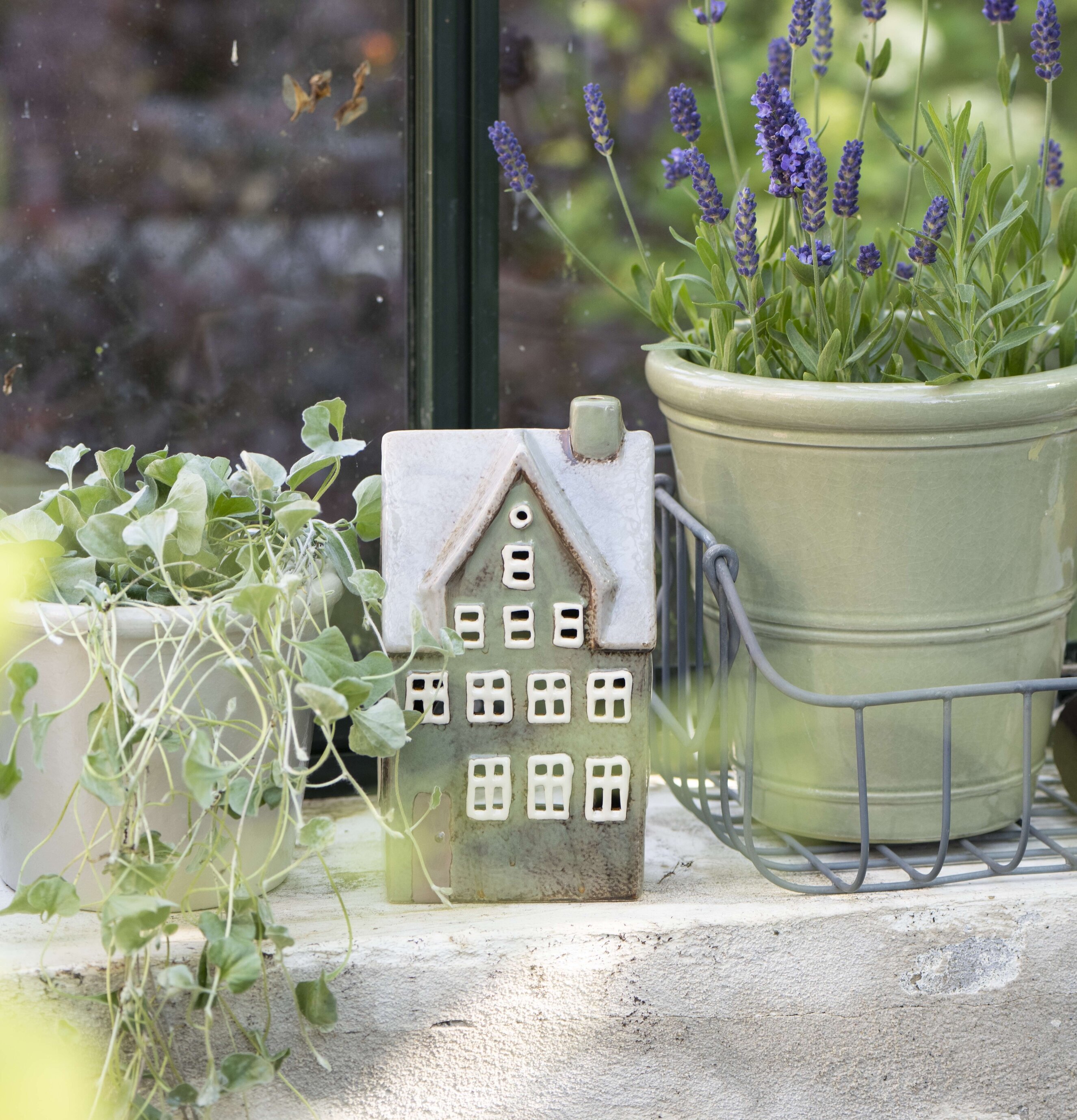 Ljuslykta Nyhavn Vindskupa Grön från IB Laursen i trädgård