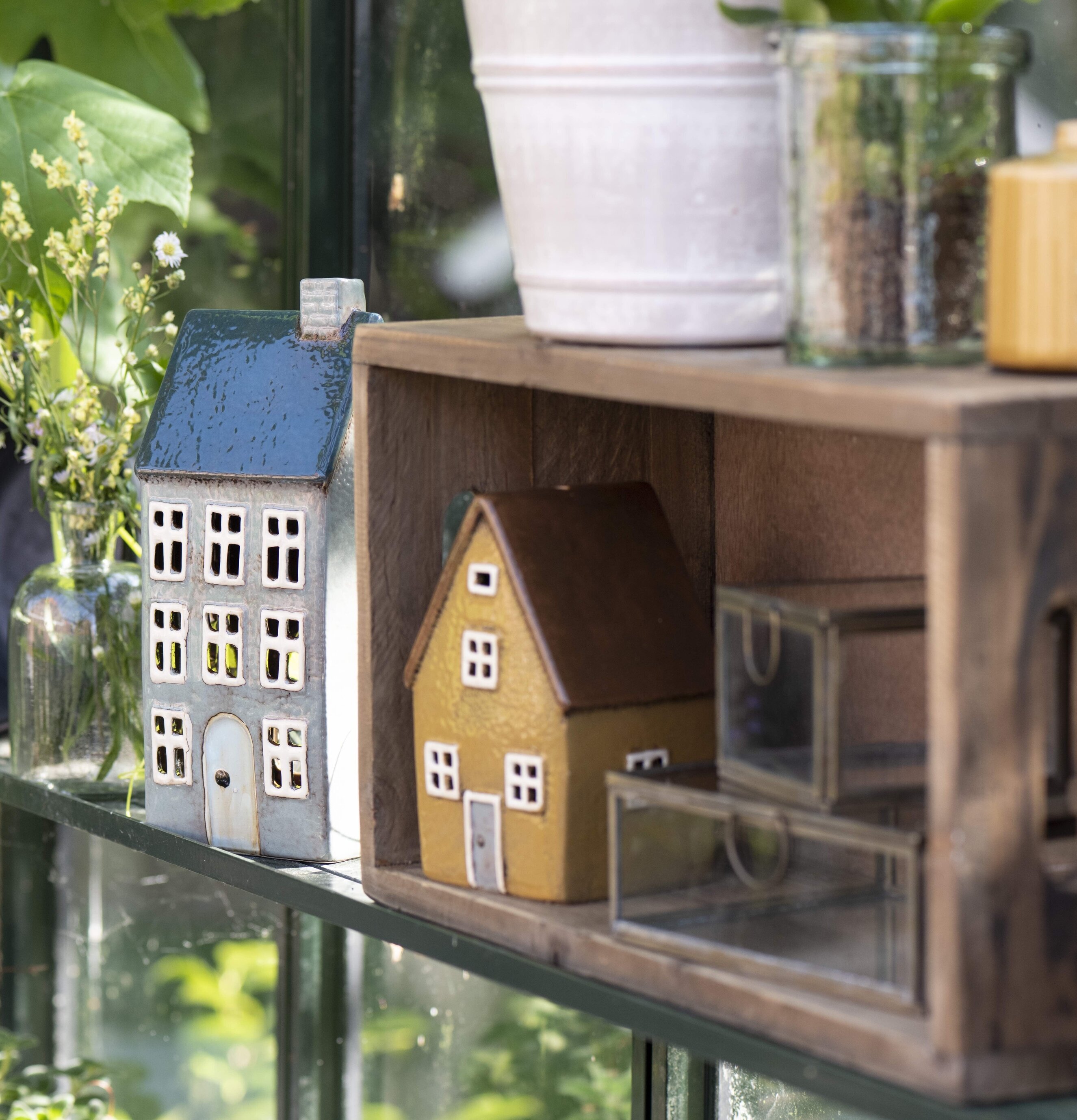 Ljuslykta Nyhavn Blå/Grön från IB Laursen i naturnära miljö