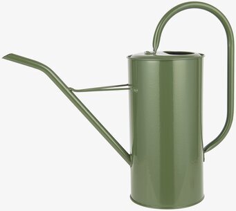 Bild av stilren grön vattenkanna för trädgårdsbruk
