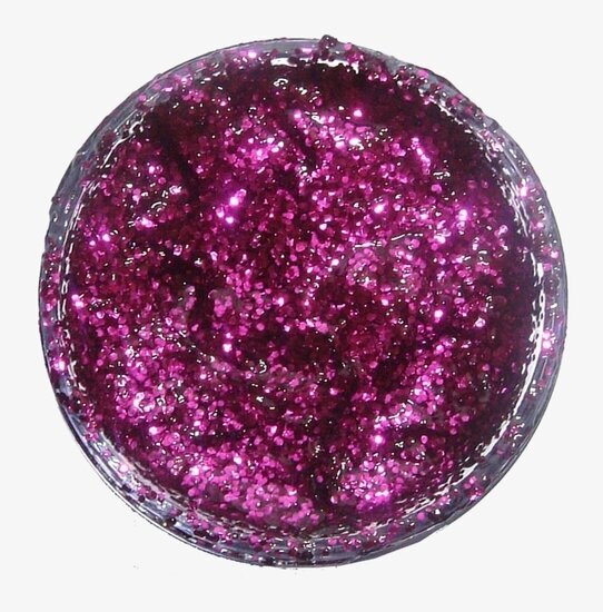 Bild av intensiv fuchsia glittergel med skimmereffekt