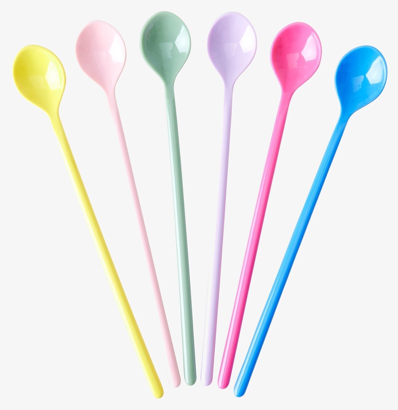 Långa Skedar - Flower Me Happy från Rice i sex färger