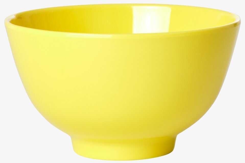 Skål Small 6-pack - Flower Me Happy från Rice i gul färg