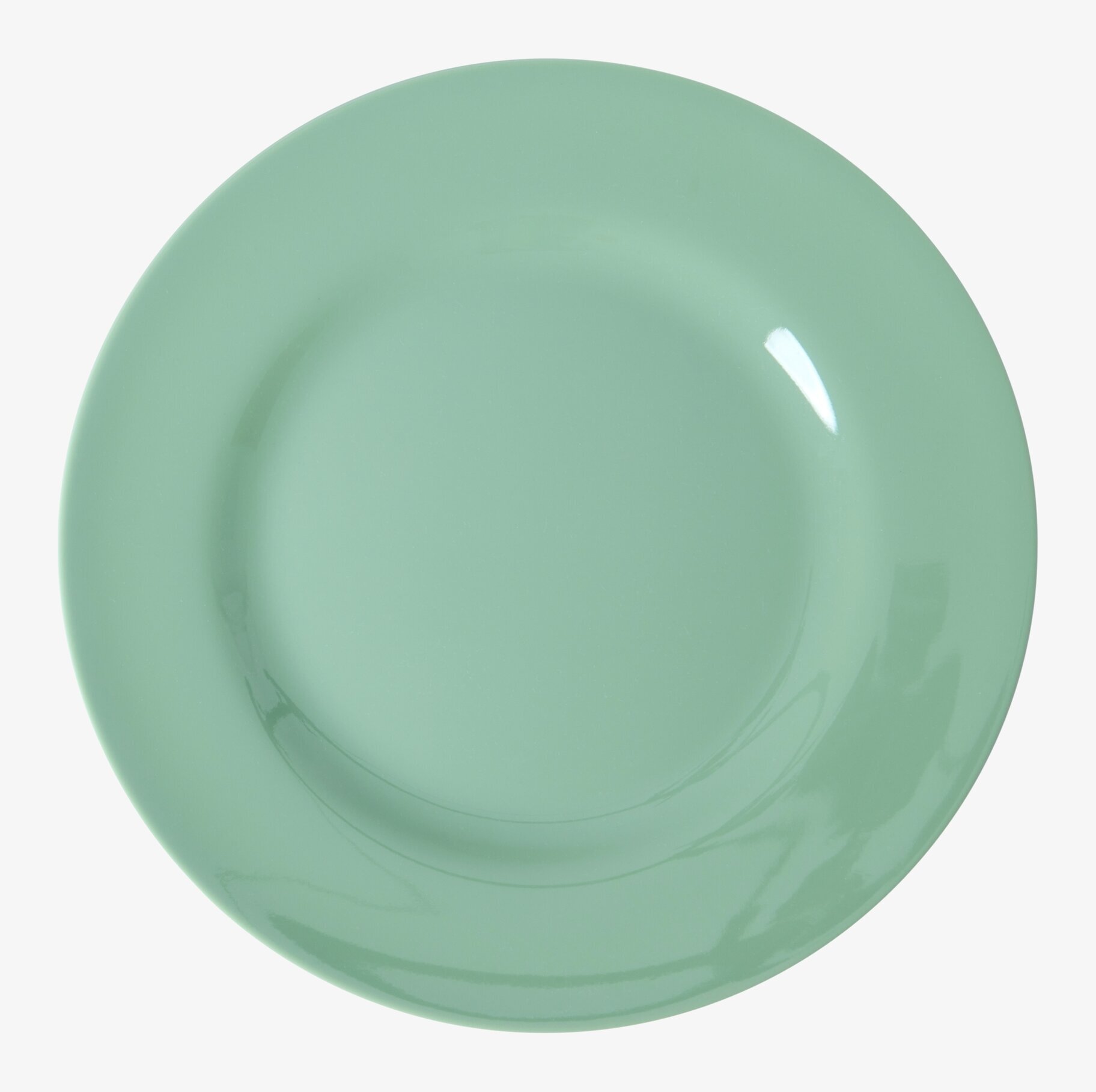 Tallrikar 6-Pack - Flower Me Happy från Rice i mintgrönt