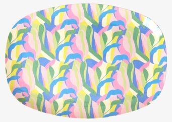 Bild av färgglad tallrik med Jungle Fever Print