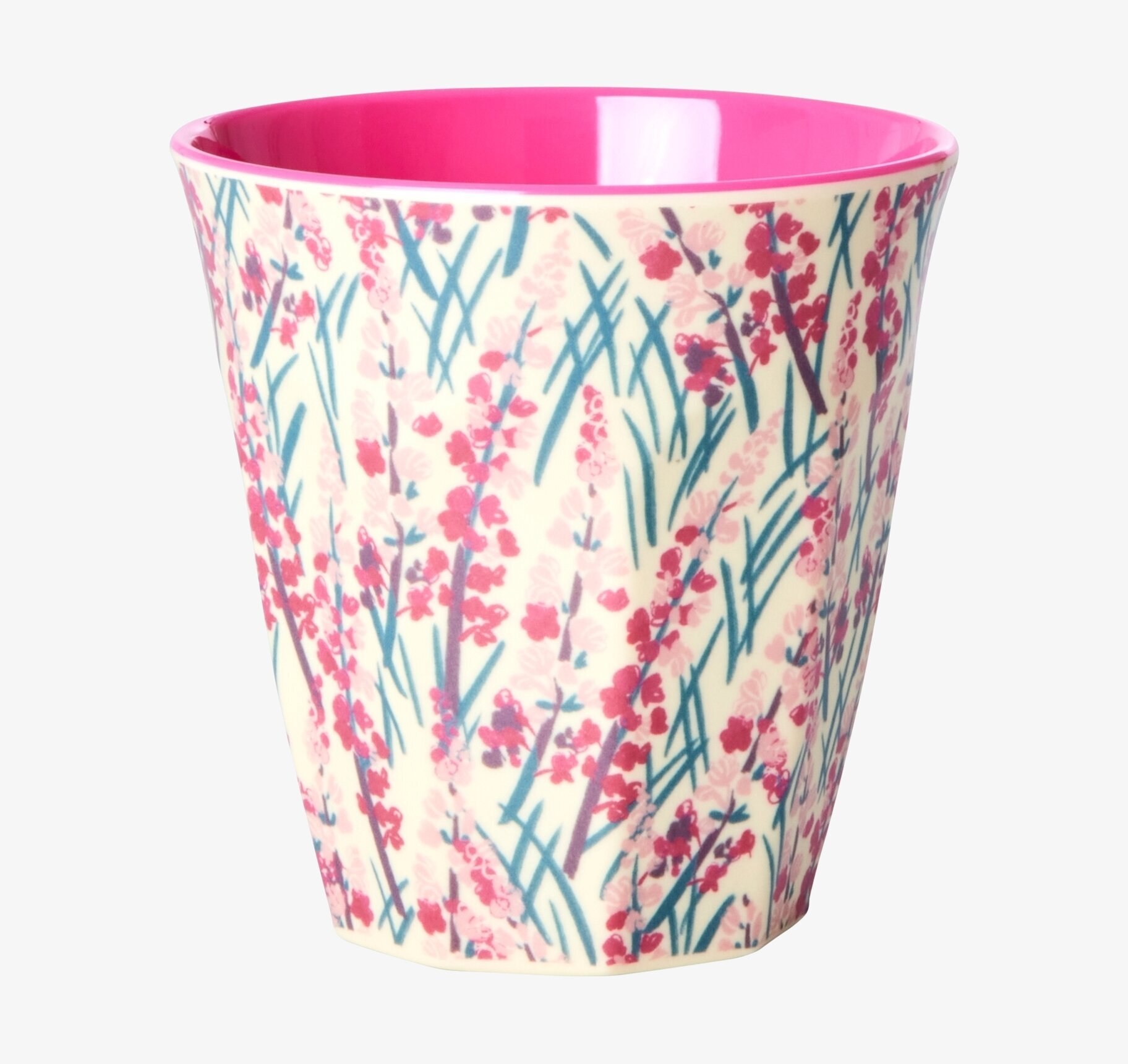 Melaminmugg Floral Field Print från Rice med blommönster