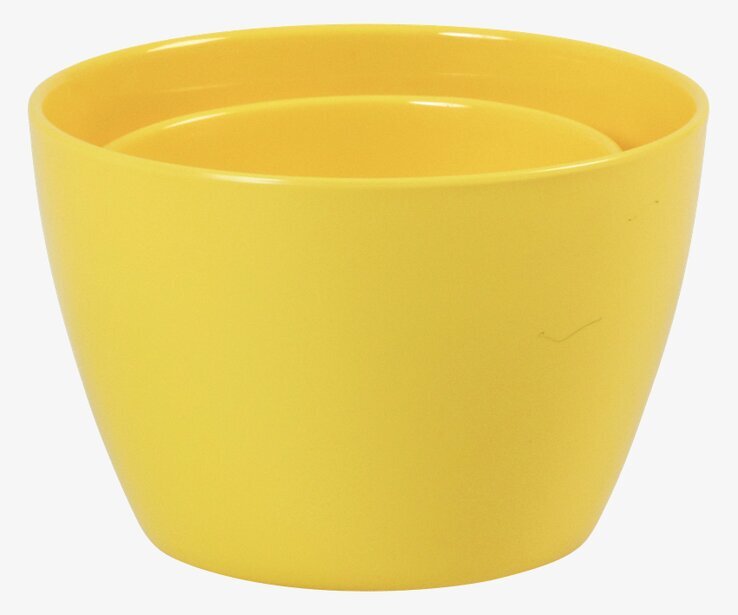 Bild på färgglada och hållbara melaminskålar i gult