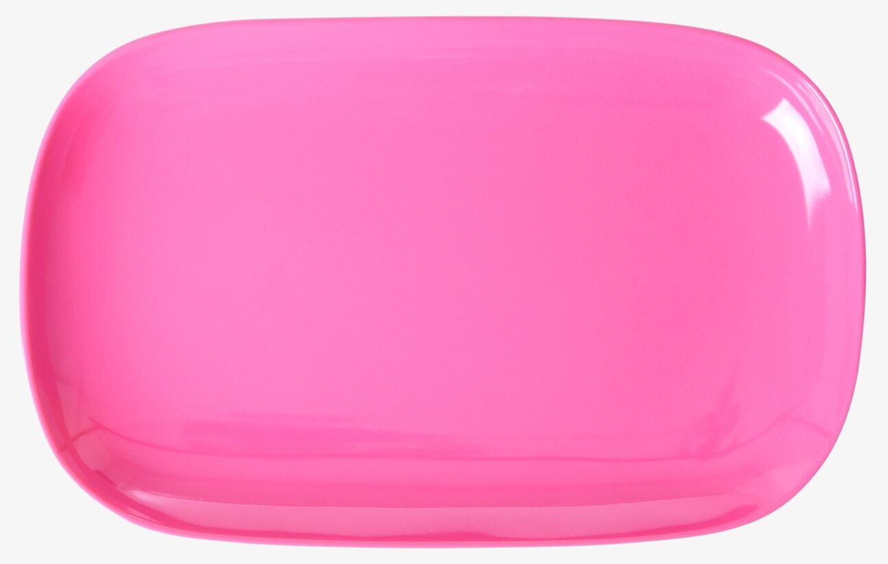 Tallrik Medium Fuchsia från Rice i stark fuchsiaton