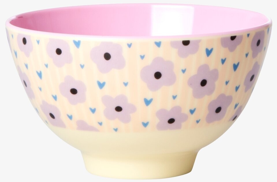 Liten Skål Flowers Print från Rice med blommigt mönster