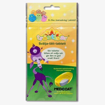 Bild av lekfull förpackning med färgglada illustrationer