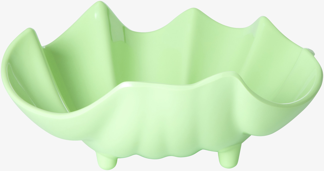 Snäckskål Melamin Stor Mintgrön från Rice, unik och tålig