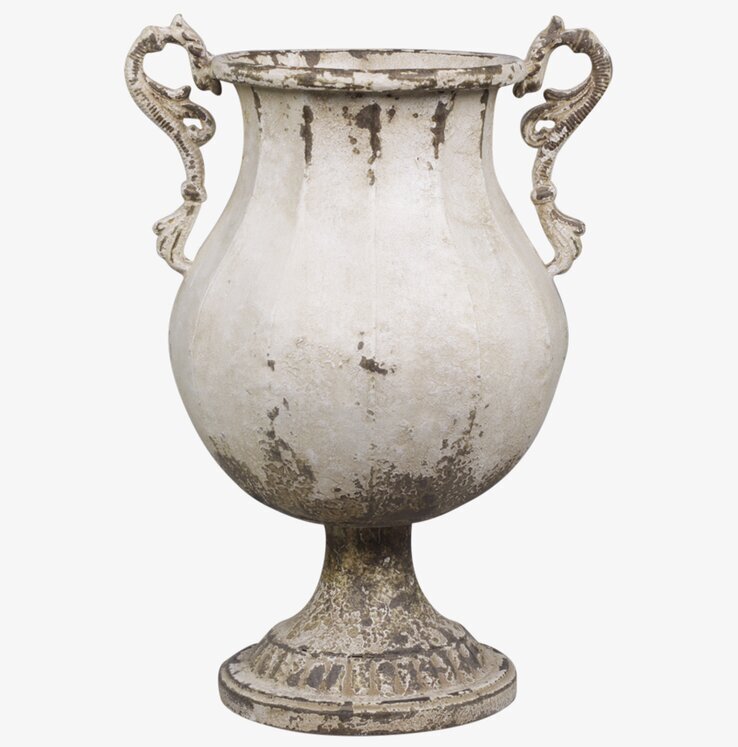 Fransk Kruka På Fot Large från Chic Antique med vintagekänsla