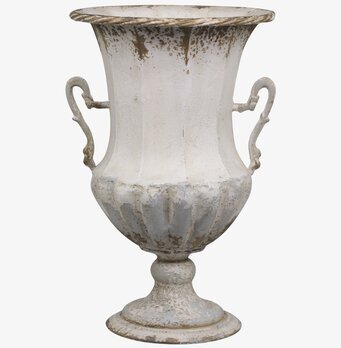 Bild av stor fransk kruka med rustik och antik stil