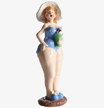 Bild av färgglad figur i somrig och livfull design