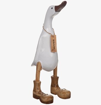 Bild av dekorativ anka i bambu med charmig design